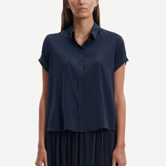 Samsoe Majan Short Sleeve Shirt - Picture 1 of 7